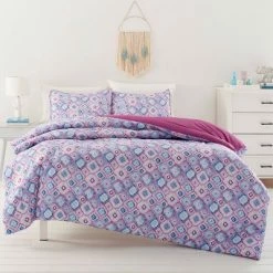 Top 10 ⭐ Leah Comforter Set - Ivory Ella Bright Purple 🎁 -Bedding Sets & Collections Sales Shop unnamed file 7193