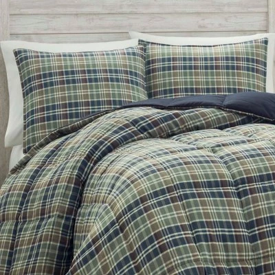 Budget π Rugged Plaid Reversible Comforter Mini Set - Eddie Bauer β 3 Budget π Rugged Plaid Reversible Comforter Mini Set - Eddie Bauer β - Image 3