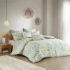 Cheap 🔥 Urban Habitat Yellow Leyla 100% Cotton Printed 7pcs Comforter Set ⌛