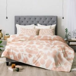 Brand new π Jacqueline Maldonado Dye Drops Flamingo Comforter Set Pink - Deny Designs π