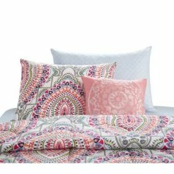 Top 10 ⭐ Hayley Reversible Comforter Set - Idea Nuova Coral ✨
