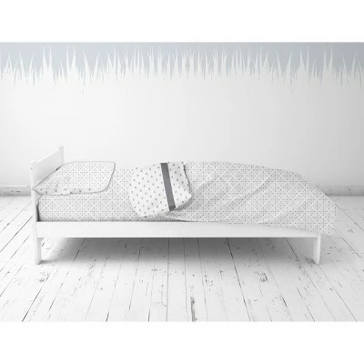 Brand new ✔️ Bacati - Love/Hearts Muslin 4 pc Toddler Bedding Set, Gray 👍 1 Brand new ✔️ Bacati - Love/Hearts Muslin 4 pc Toddler Bedding Set, Gray 👍