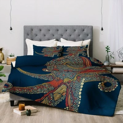Hot Sale ❤️ Valentina Ramos Azzuli Comforter Set - Blue Deny Designs 🧨 1 Hot Sale ❤️ Valentina Ramos Azzuli Comforter Set - Blue Deny Designs 🧨