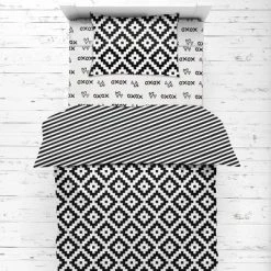 Wholesale 🔥 Bacati - Love Aztec Print Black 4 pc Toddler Bedding Set 🎁