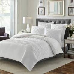 Top 10 🌟 Mosaic Comforter Set White - Stone Cottage¨ 🤩
