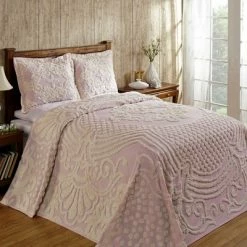 Buy 🎁 Florence Collection 2-Piece 100% Cotton Tufted Unique Luxurious Medallion Design Bedspread Set - Better Trends 🤩 -Bedding Sets & Collections Sales Shop unnamed file 755