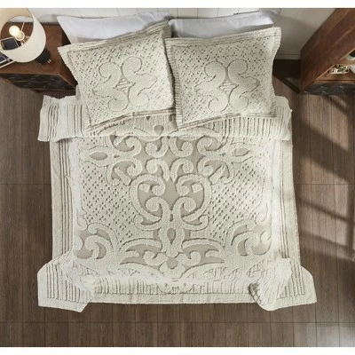 Budget ✔️ Serenity Collection 100% Cotton Tufted Unique Luxurious Bedspread Set - Better Trends ✨ 1 Budget ✔️ Serenity Collection 100% Cotton Tufted Unique Luxurious Bedspread Set - Better Trends ✨