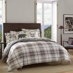 Best Sale β€οΈ Adler Plaid Reversible Comforter Set - Eddie Bauer π₯