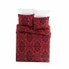 Promo 😀 5pc Damask Medallion Comforter Set - Presidio Square Red ✨