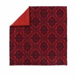 Promo 😀 5pc Damask Medallion Comforter Set - Presidio Square Red ✨ -Bedding Sets & Collections Sales Shop unnamed file 7677