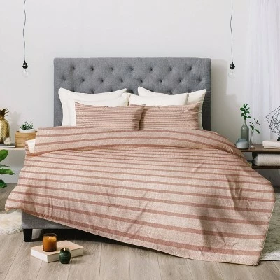 Budget π Holli Zollinger Zhi Stripe Comforter Set - Deny Designs Pink β€οΈ 1 Budget π Holli Zollinger Zhi Stripe Comforter Set - Deny Designs Pink β€οΈ
