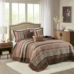 Best deal ✨ Madison Park Cambridge Jacquard Bedspread Set 5pc 😍