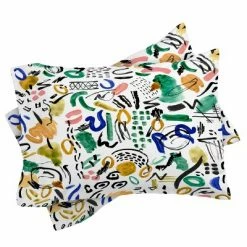 Brand new 🔥 Marta Barragan Camarasa Brushstrokes Art Comforter Set - Deny Designs Multicolored 🤩 -Bedding Sets & Collections Sales Shop unnamed file 7735