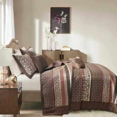 Best deal β¨ Madison Park Cambridge Jacquard Bedspread Set 5pc π 2 Best deal β¨ Madison Park Cambridge Jacquard Bedspread Set 5pc π - Image 2