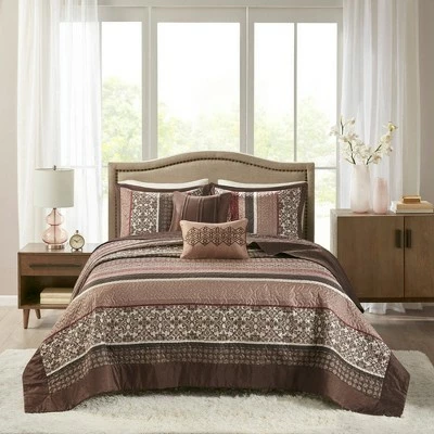 Best deal β¨ Madison Park Cambridge Jacquard Bedspread Set 5pc π 3 Best deal β¨ Madison Park Cambridge Jacquard Bedspread Set 5pc π - Image 3