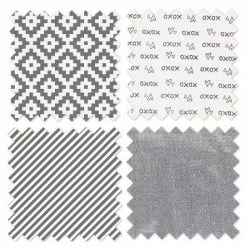 Promo ❤️ Bacati - Love Design/Print Gray/Silver 10 pc Crib Bedding Set with Long Rail Guard Cover ✨ -Bedding Sets & Collections Sales Shop unnamed file 7806