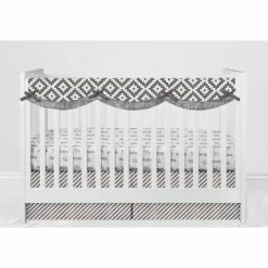 Promo ❤️ Bacati - Love Design/Print Gray/Silver 10 pc Crib Bedding Set with Long Rail Guard Cover ✨ -Bedding Sets & Collections Sales Shop unnamed file 7807