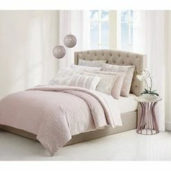 Deals 🔔 Charisma Melange Quilted Velvet 3 Piece Comforter Set - Pink 😍 -Bedding Sets & Collections Sales Shop unnamed file 7826
