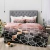 Coupon 🔔 Elisabeth Fredriksson Gradient Cubes Comforter Set Pink - Deny Designs ⭐