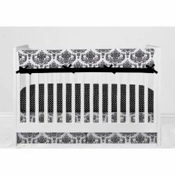 Cheap 😍 Bacati - Classic Damask Black/Grey/White 6 pc Crib Bedding Set with Long Rail Guard Cover 🛒 -Bedding Sets & Collections Sales Shop unnamed file 7851