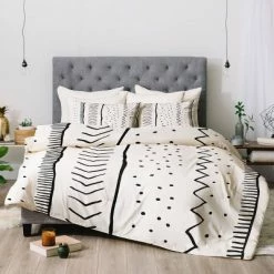 Best reviews of 🤩 Becky Bailey Moroccan Stripe Comforter Set Black/White - Deny Designs ⭐