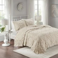 Discount βοΈ Madison Park Amber Tufted Cotton Chenille Bedspread Set π