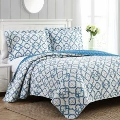 Brand new 🛒 Modern Threads 2 Or 3 Piece 100% Cotton Enzyme Washed Quilt Set Mosaic Lattice. 💯 -Bedding Sets & Collections Sales Shop unnamed file 7934