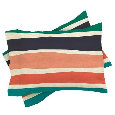 Budget π Zoe Wodarz Paper Stripe Comforter Set - Deny Designs Multicolored βοΈ 2 Budget π Zoe Wodarz Paper Stripe Comforter Set - Deny Designs Multicolored βοΈ - Image 2