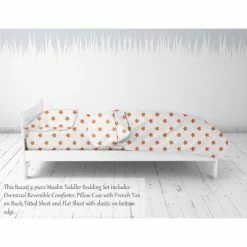 Best Sale 🔥 Bacati - Stars Orange Muslin 4pc Toddler Bedding Set 🛒 -Bedding Sets & Collections Sales Shop unnamed file 8034