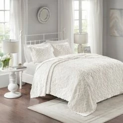 Cheap 🎁 Madison Park White Amber Cotton Chenille Bedspread Set 💯 -Bedding Sets & Collections Sales Shop unnamed file 810