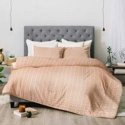Brand new π₯ Little Arrow Design Co Boreas Chevron Comforter Set Pink - Deny Designs π