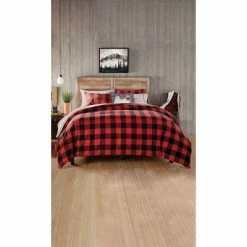 Hot Sale 🧨 Buffalo Check Comforter & Sham Set - G.H. Bass & Co. Red 😀 -Bedding Sets & Collections Sales Shop unnamed file 8112