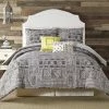 Budget 🎉 Indigo Bazaar 5pc Tranquility Comforter & Sham Set Gray ❤️
