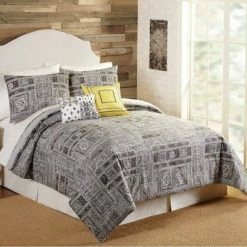 Budget 🎉 Indigo Bazaar 5pc Tranquility Comforter & Sham Set Gray ❤️ -Bedding Sets & Collections Sales Shop unnamed file 8125