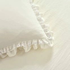 New ✨ Lush Decor 3pc Ella Lace Ruffle Bedspread & Sham Set - Lush Décor Ivory 🌟 -Bedding Sets & Collections Sales Shop unnamed file 822
