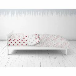 Budget 🤩 Bacati - Baseball Red/Gray Muslin 4 pc Toddler Bedding Set 👏