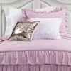 Outlet 🎁 Lush Decor Lush Décor Allison Ruffle Skirt Bedspread & Sham Set Light Gray 🤩