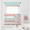 Cheapest 🎉 Bacati - Paisley Sophia Coral Aqua 6 pc Crib Bedding Set with Long Rail Guard Cover 🤩