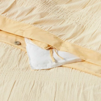 Coupon 🌟 Seersucker Duvet & Sham Set - Threshold™ Light Gray 🛒 5 Coupon 🌟 Seersucker Duvet & Sham Set - Threshold™ Light Gray 🛒 - Image 5