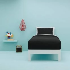 Best deal 💯 Easy-Care Duvet Cover & Sham Set - Room Essentials™ Black 🎉 11 Best deal 💯 Easy-Care Duvet Cover & Sham Set - Room Essentials™ Black 🎉 -Bedding Sets & Collections Sales Shop unnamed file 8414