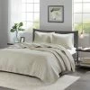 Discount ❤️ Madison Park Mitchell Coverlet Set White 🎁