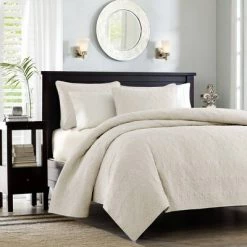 Best deal 🎉 Madison Park Vancouver Coverlet Mini Set Mocha 😀