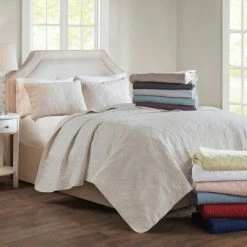 Best deal 🎉 Madison Park Vancouver Coverlet Mini Set Mocha 😀 -Bedding Sets & Collections Sales Shop unnamed file 8469