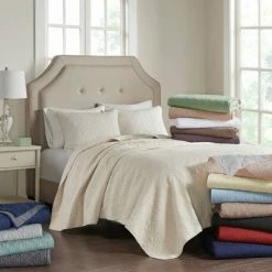 Best deal 🎉 Madison Park Vancouver Coverlet Mini Set Mocha 😀 -Bedding Sets & Collections Sales Shop unnamed file 8478