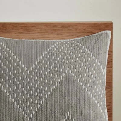 Budget π Ink+Ivy Pomona Cotton Embroidered Coverlet Set Navy βοΈ 4 Budget π Ink+Ivy Pomona Cotton Embroidered Coverlet Set Navy βοΈ - Image 4