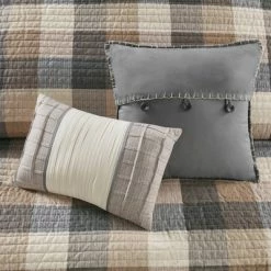 Best reviews of ⭐ Madison Park Warren Herringbone Quilted Coverlet Set with Decorative Pillows Gray 😍 -Bedding Sets & Collections Sales Shop unnamed file 8506