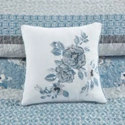 Deals ⌛ Madison Park Loraine Cotton Printed Coverlet Set Blue 🧨 -Bedding Sets & Collections Sales Shop unnamed file 8519