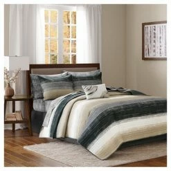 Best reviews of 🔔 Madison Park Seth Striped Complete Multiple Piece Coverlet Set ✨ -Bedding Sets & Collections Sales Shop unnamed file 8552