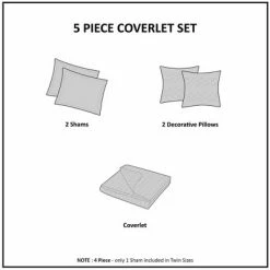 Budget 💯 Intelligent Design Nova Metallic Printed Coverlet Set Gray/silver ✨ -Bedding Sets & Collections Sales Shop unnamed file 8601