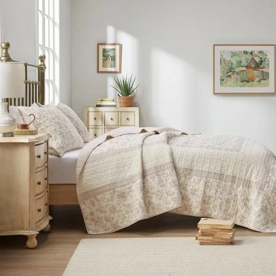 Budget β Madison Park 3pc Harley Cotton Coverlet Set Cream/blush π 2 Budget β Madison Park 3pc Harley Cotton Coverlet Set Cream/blush π - Image 2
